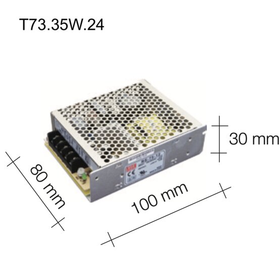 Stromversorgung, Stromversorgung 24 Volt 35 Watt