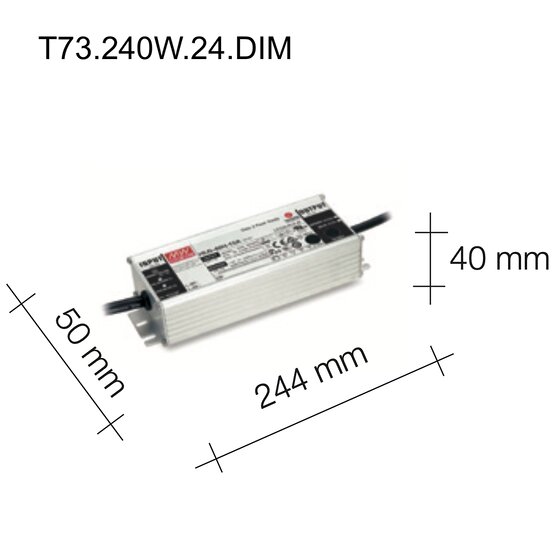 Stromversorgung Murano glass Stromversorgung 24 Volt 240 Watt dimmbar