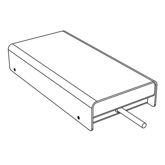 Alimentatore per serie Linea - Alimentatore non dimmerabile 75W con cover in colore sabbia Alimentatore 75W - non dimmerabile per lampade serie Linea. Massimo 3,5mt di lunghezza lampada