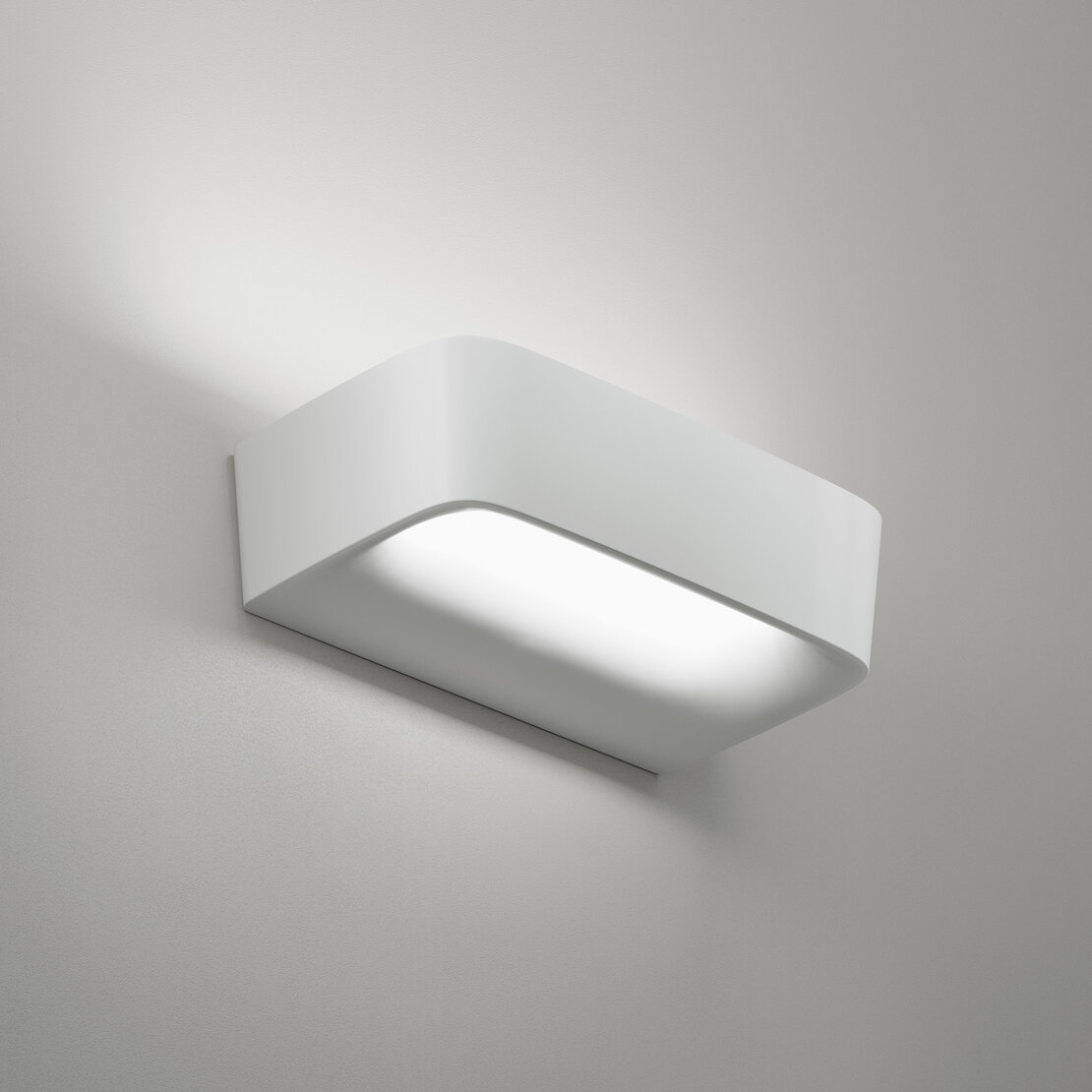 Applique Aki - Applique in alluminio riciclabile colore bianco - Sforzin illuminazione