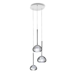 Suspension in blown trasparent borosilicate glass